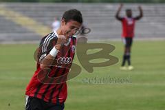 Regionalliga Bayern - FC Ingolstadt 04 II - FC Eintracht Bamberg - Alleingang rechts Stefan Müller (10) trifft zum 2:0 Tor, Jubel