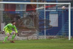 Regionalliga Bayern - FC Ingolstadt 04 II - SV Seligenporten - Tor für SV Seligenporten 0:1, Torwart Thomas Bauer (1) kann dem Ball nur nachschauen