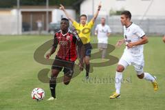 Regionalliga Bayern - FC Ingolstadt 04 II - FC Eintracht Bamberg - Aloy Ihenacho (11) läuft auf das Tor