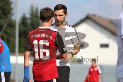 Regionalliga Bayern - FC Ingolstadt 04 II - TSV Buchbach 1:1 - Cheftrainer Stefan Leitl und Andreas Buchner (16)