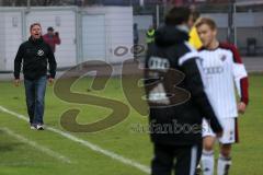 Regionalliga Bayern - FC Ingolstadt 04 II - SV Seligenporten - links Trainer Florian Schlicker (SV) schimpft zu Stefan Leitl