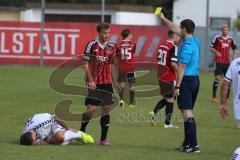 Regionalliga Bayern - FC Ingolstadt 04 II - TSV Buchbach 1:1 - Steffen Jainta (7) erhält die gelbe Karte