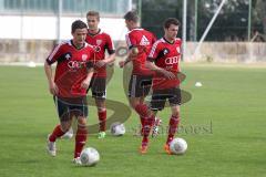 Regionalliga Bayern - FC Ingolstadt 04 II - U23 - Trainingsauftakt 2014/2015 - Training, Andreas Buchner rechts jetzt in der U23 Vertragsverlängerung