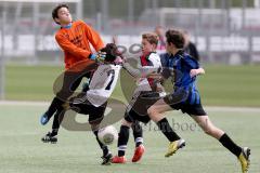 U13 - D-Junioren - FC Ingolstadt 04 - JFG Pfaffenhofen - Aydin Berkan #7 weiss FC Ingolstadt 04 - Rahimi Darius Torwart Pfaffenhofen - Wöhrl Nikolai #5 weiss FC Ingolstadt - Foto: Jürgen Meyer