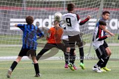 U13 - D-Junioren - FC Ingolstadt 04 - JFG Pfaffenhofen - Loshaj Liridon #9 weiss FC Ingolstadt 04 - Rahimi Darius Torwart Pfaffenhofen - Foto: Jürgen Meyer