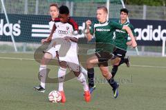 FCI - U16 gegen Auswahl U17 buntkicktgut - Noah Lambaya weiss rechts FCI - Foto: Jürgen Meyer