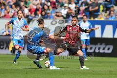 1. Bundesliga - Fußball - TSG 1899 Hoffenheim - FC Ingolstadt 04 - Ermin Bicakcic (TSG 4) Stefan Lex (14, FCI)