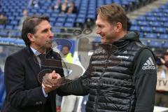 1. Bundesliga - Fußball - Hamburger SV - FC Ingolstadt 04 - Cheftrainer Bruno Labbadia (HSV) und Cheftrainer Ralph Hasenhüttl (FCI)
