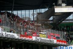 1. BL - Saison 2015/2016 - Werder Bremen - FC Ingolstadt 04 - Mitgereiste Fans nach Bremen - Foto: Jürgen Meyer