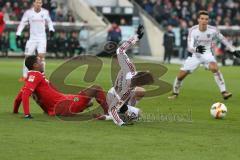 1. BL - Saison 2015/2016 - Hannover 96 - FC Ingolstadt 04 - Mathew Leckie (#7 FC Ingolstadt 04) wird gefoult - Foto: Jürgen Meyer