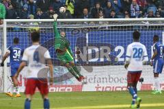 1. Bundesliga - Fußball - Hamburger SV - FC Ingolstadt 04 - Torwart Örjan Haskjard Nyland (26, FCI) hält