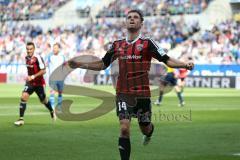 1. Bundesliga - Fußball - TSG 1899 Hoffenheim - FC Ingolstadt 04 - Stefan Lex (14, FCI) zieht ab und trifft zum 0:1 Tor Jubel,