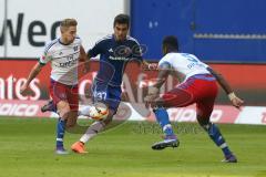 1. Bundesliga - Fußball - Hamburger SV - FC Ingolstadt 04 - Holtby, Lewis (8 HSV) Darío Lezcano (37, FCI) Djourou, Johan (5 HSV)