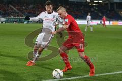 1. BL - Saison 2015/2016 - Hannover 96 - FC Ingolstadt 04 - Pascal Groß (#10 FC Ingolstadt 04) - Bech (#17 Hannover) - Foto: Jürgen Meyer