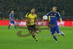 1. Bundesliga - Fußball - Borussia Dortmund - FC Ingolstadt 04 - Sokratis Papastathopoulos (BVB 25) Moritz Hartmann (9, FCI)