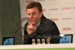 1. Bundesliga - Fußball - VfL Wolfsburg - FC Ingolstadt 04 -  Presekonferenz Cheftrainer Dieter Hecking (Wolfsburg)