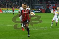 1. Bundesliga - Fußball - Borussia Mönchengladbach - FC Ingolstadt 04 - Lukas Hinterseer (16, FCI). Foto: Adalbert Michalik