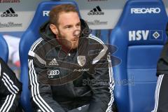 1. Bundesliga - Fußball - Hamburger SV - FC Ingolstadt 04 - Moritz Hartmann (9, FCI) auf der Ersatzbank