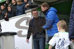 1. Bundesliga - Fußball - VfL Wolfsburg - FC Ingolstadt 04 -  Cheftrainer Dieter Hecking (Wolfsburg) und Cheftrainer Ralph Hasenhüttl (FCI)