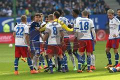 1. Bundesliga - Fußball - Hamburger SV - FC Ingolstadt 04 - Streit Ostrzolek, Matthias (22 HSV) Pascal Groß (10, FCI)