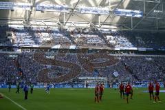 1. BL - Saison 2015/2016 - Schalke 04 - FC Ingolstadt 04 -  Fankurve von Schalke04 - Foto: Jürgen Meyer