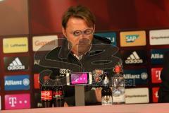 1. Bundesliga - Fußball - FCBayern - FC Ingolstadt 04 - Pressekonferenz, Cheftrainer Ralph Hasenhüttl (FCI) und Cheftrainer Josep Pep Guardiola (Bayern)