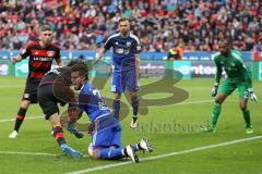 1. Bundesliga - Fußball - Bayer 04 Leverkusen - FC Ingolstadt 04 - Ramalho, André (Leverkusen 2) foult Darío Lezcano (37, FCI) Elfmeter