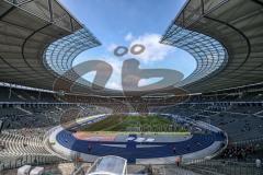 1. Bundesliga - Fußball - Hertha BSC  Berlin - FC Ingolstadt 04 - Olympiastadion Berlin noch leer