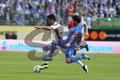 1. Bundesliga - Fußball - SV Darmstadt 98 - FC Ingolstadt 04 - Darío Lezcano (37, FCI) rechts Aytac Sulu (4 Darmstadt 98)