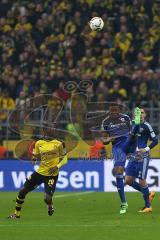 1. Bundesliga - Fußball - Borussia Dortmund - FC Ingolstadt 04 - Adrian Ramos (BVB 20) Roger de Oliveira Bernardo (8, FCI)