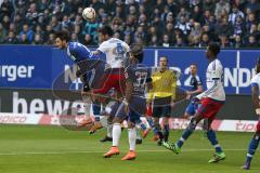 1. Bundesliga - Fußball - Hamburger SV - FC Ingolstadt 04 - Mathew Leckie (7, FCI) und Spahic, Emir (4 HSV)