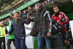 1. Bundesliga - Fußball - VfL Wolfsburg - FC Ingolstadt 04 -  rechts Sportdirektor Thomas Linke (FCI)