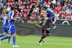 1. BL - Saison 2015/2016 - FC Ingolstadt 04 - Bayer 04 Leverkusen - Pascal Groß (#10 FC Ingolstadt 04) - Kießling, Stefan (Leverkusen 11)  - Foto: Meyer Jürgen