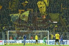 1. Bundesliga - Fußball - Borussia Dortmund - FC Ingolstadt 04 - Torwart Ramazan Özcan (1, FCI) vor der gelben Wand