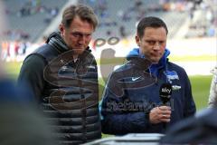 1. Bundesliga - Fußball - Hertha BSC  Berlin - FC Ingolstadt 04 - Cheftrainer Ralph Hasenhüttl (FCI) und Cheftrainer Pál Dárdai (Trainer Hertha) Sky Interview