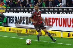 1. Bundesliga - Fußball - Borussia Mönchengladbach - FC Ingolstadt 04 - Lukas Hinterseer (16, FCI). Foto: Adalbert Michalik