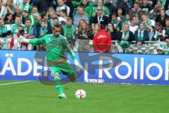 1. BL - Saison 2015/2016 - Werder Bremen - FC Ingolstadt 04 - Ramazan Özcan (#1 FC Ingolstadt 04) - Foto: Jürgen Meyer