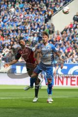 1. Bundesliga - Fußball - TSG 1899 Hoffenheim - FC Ingolstadt 04 - Marvin Matip (34, FCI) und Ermin Bicakcic (TSG 4)