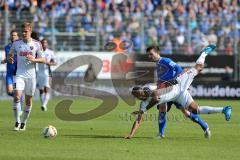 1. Bundesliga - Fußball - SV Darmstadt 98 - FC Ingolstadt 04 - Roger de Oliveira Bernardo (8, FCI) wird gefoult