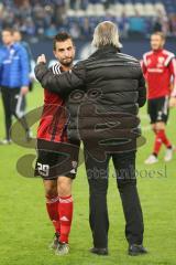 1. BL - Saison 2015/2016 - Schalke 04 - FC Ingolstadt 04 -  Peter Jackwerth - Markus Suttner (#29 FC Ingolstadt 04) -  - Foto: Jürgen Meyer