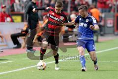 1. BL - Saison 2015/2016 - FC Ingolstadt 04 - Bayer 04 Leverkusen - Mathew Leckie (#7 FC Ingolstadt 04) - Henrichs Benjamin (Leverkusen 39) - Foto: Meyer Jürgen