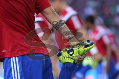 1. Bundesliga - Fußball - FC Augsburg - FC Ingolstadt 04 - Aufwärmen Pascal Groß (10, FCI) Tätowierungen am Arm