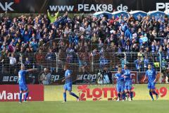 1. Bundesliga - Fußball - SV Darmstadt 98 - FC Ingolstadt 04 - Tor zum 2:0 für Darmstadt, Jubel Konstantin Rausch (34 Darmstadt 98) Tobias Kempe (11 Darmstadt 98) Fabian Holland (32 Darmstadt 98) Sandro Sirigu (17 Darmstadt 98) Mario Vrancic (6 Darmstadt 