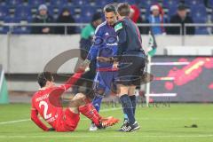 1. BL - Saison 2015/2016 - Hannover 96 - FC Ingolstadt 04 - Leon Andreasen (#2 Hannover) - Ramazan Özcan (#1 FC Ingolstadt 04) - Foto: Jürgen Meyer