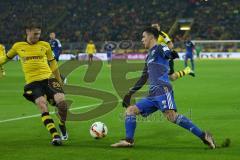 1. Bundesliga - Fußball - Borussia Dortmund - FC Ingolstadt 04 - Alfredo Morales (6, FCI) Lukasz Piszczek (BVB 26)