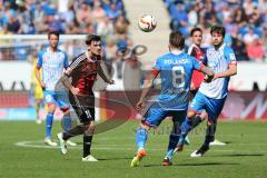 1. Bundesliga - Fußball - TSG 1899 Hoffenheim - FC Ingolstadt 04 - Pascal Groß (10, FCI) Eugen Polanski (TSG 8)