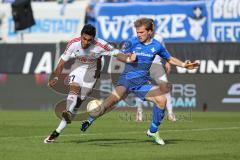 1. Bundesliga - Fußball - SV Darmstadt 98 - FC Ingolstadt 04 - Darío Lezcano (37, FCI) und Florian Jungwirth (23 darmstadt 98)