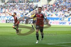 1. Bundesliga - Fußball - TSG 1899 Hoffenheim - FC Ingolstadt 04 - Stefan Lex (14, FCI) zieht ab und trifft zum 0:1 Tor Jubel,