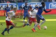 1. Bundesliga - Fußball - Hamburger SV - FC Ingolstadt 04 - Danny da Costa (21, FCI) am Ball, links Holtby, Lewis (8 HSV)