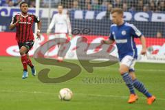 1. BL - Saison 2015/2016 - Schalke 04 - FC Ingolstadt 04 - Elias Kachunga (#25 FC Ingolstadt 04) -  Foto: Jürgen Meyer